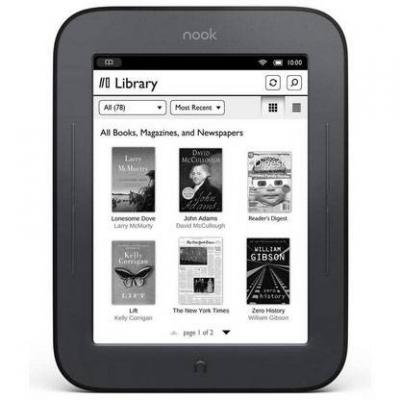 E-book reader nook simple touch glowlight