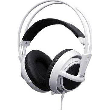 Геймърски слушалки steelseries siberia v2 white - steel-head-51100