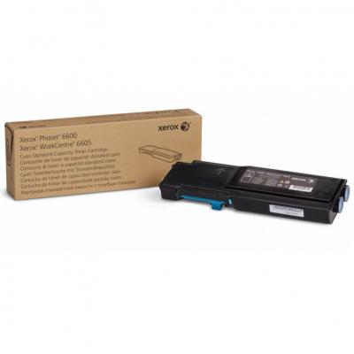 Тонер касета xerox phaser 6600/workcentre 6605 cyan standard capacity toner cartridge, dmo - 106r02249