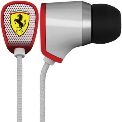 Слушалки ferrari multimedia - headset r100 scuderia collection (android,blackberry,windows mobile) white, retail - 2lfe017w