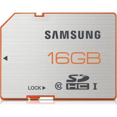 Samsung 16gb sd card plus (class10, uhs-1 grade0, up to 48mb/s) - mb-spagc/eu