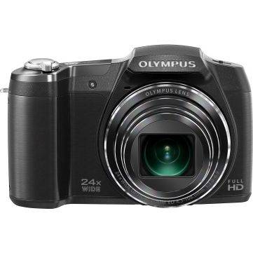 Цифров фотоапарат olympus sz-16 black - 16.0 mp cmos, 24x super wide zoom, 3.0' 460k dots colour lcd, ihs, dual is, full hd movie, photo with mov