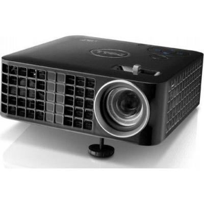Мултимедиен проектор dell projector m110 ultra portable, dlp, led, wxga 1200x800, 10000:1, 300 ansi lumens, usb, hdmi + dell wireless dongle for s500