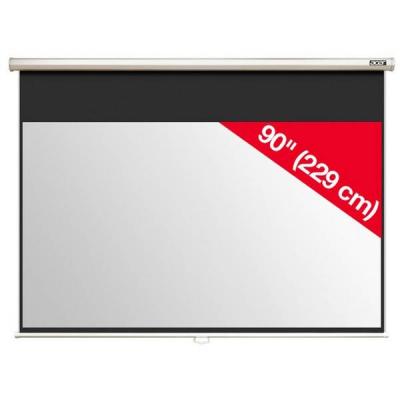 Екран - acer m90-w01mg projection screen 90 (16:9) wall & ceiling gray manual - mc.jbg11.001
