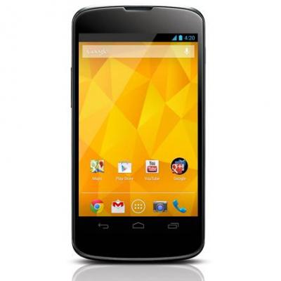 Мобилен телефон - lg nexus 4 smartphone, 4,7' true hd ips plus, qualcomm snapdragon s4 pro 1,5 ghz, 8gb ram, 8mp camera, 802.11b.g - lge960-b