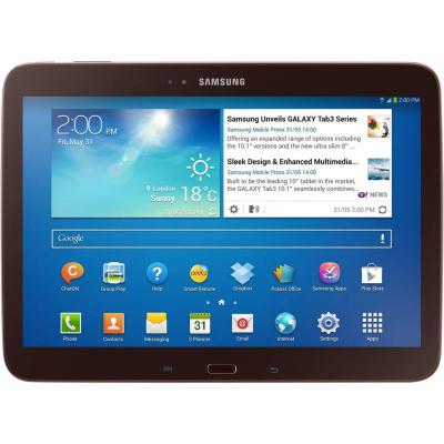 Таблет -  samsung tablet gt-p5200 galaxy tab3, 10.1", 3g, brown - gt-p5200gnabgl