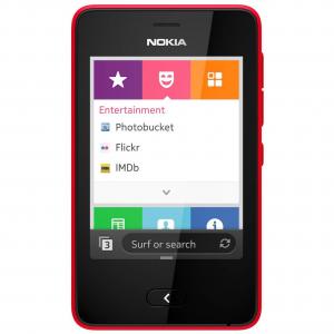 Мобилен телефон с две сим карти - nokia 501 nv bg d/simm red