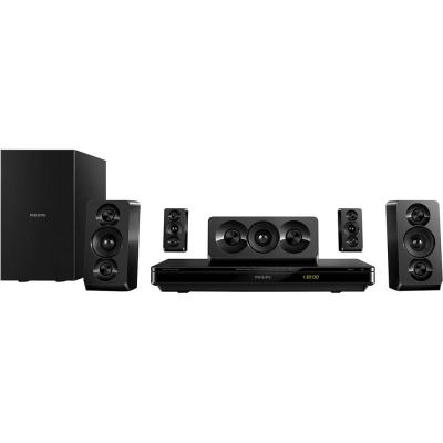 Система за домашно кино philips система за домашно кино 3d blu-ray, smart tv plus, 1000w - htb3510