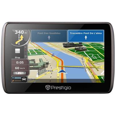 Навигация prestigio gps geovision 5000 (5',480x272,4gb,128mb ram,mt3351c arm-11 core) with preinstalled igo map of europe - pgps5000eu004gbbng