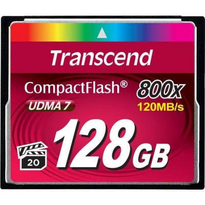 Transcend 128gb cf card (800x) - ts128gcf800