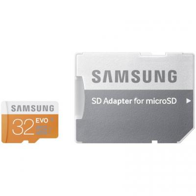 Карта памет samsung 32gb micro sd card evo with adapter, class10, uhs-1 grade1 - mb-mp32da/eu