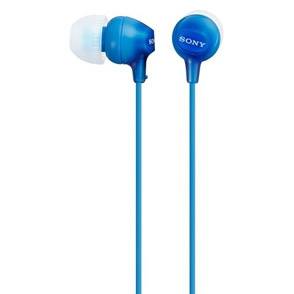 Слушалки sony headset mdr-ex15lp blue - mdrex15lpli.ae