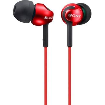 Слушалки sony headset mdr-ex110lp red - mdrex110lpr.ae