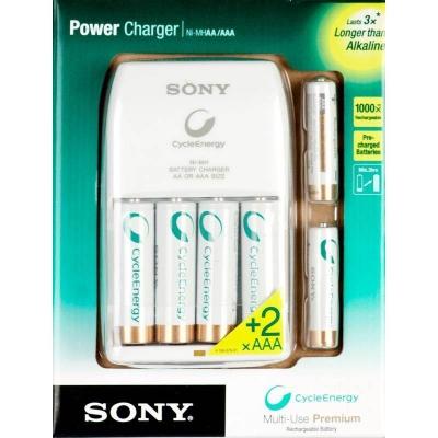 Зарядно устройство sony bcg34hld6k charger 4*2000 ceb + 2*800 ceb
