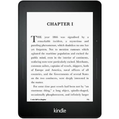 Четец за е-книги e-book reader amazon kindle voyage 2014 next-generation, wi-fi, higher resolution, higher contrast - with special offers