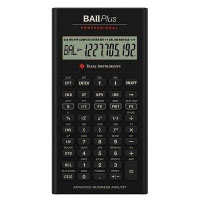 Финансов калкулатор texas instruments ti ba ii plus professional financial calculator - 10 character(s) - iibapro/clm/4l1/a