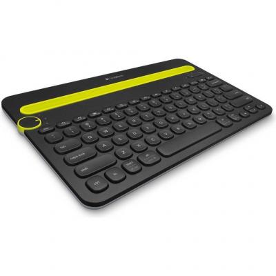 Клавиатура, logitech bluetooth multi-device keyboard k480, black - 920-006366