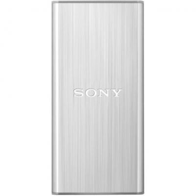 Външен твърд диск sony external ssd 256gb, сребрист - sl-bg2s