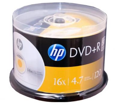 Dvd+r hp (hewlett pacard) 120min./4.7gb. 16x  - 50 бр. в целофан