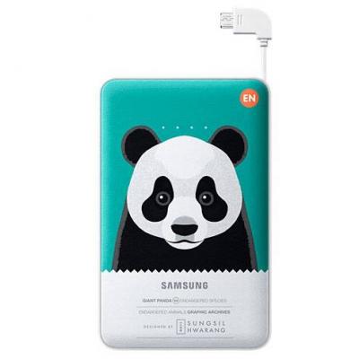 Батерия samsung  external battery pack 11 300 mah green animal edition giant panda / eb-pn915bgegww