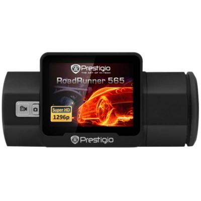 Авторегистратор car video recorder prestigio roadrunner 565gps (shd 2304x1296@30 fps, 2.0 inch screen, ambarella a7, 3 mp, 170/pcdvrr565gps