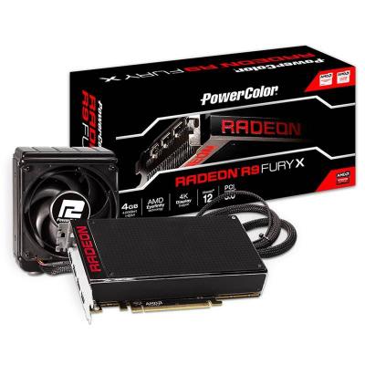 Видеокарта powercolor r9 fury x 4gb hbm с водно охлаждане.