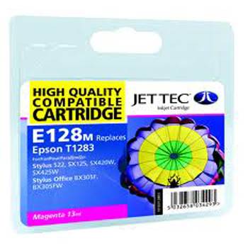 Epson t128 cyan ink cartridge for stylus s22/sx125/sx425w/bx305f - c13t12824010 - jt e128c 4092