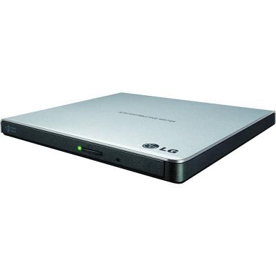 Записващо устройство slim lg gp57es40 ,външно/external usb 2.0, silver - dvd-rw-lg-gp57es40