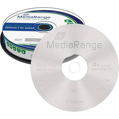 Dvd-rw mediarange 120min./4.7gb. 4x - 10 бр. в шпиндел