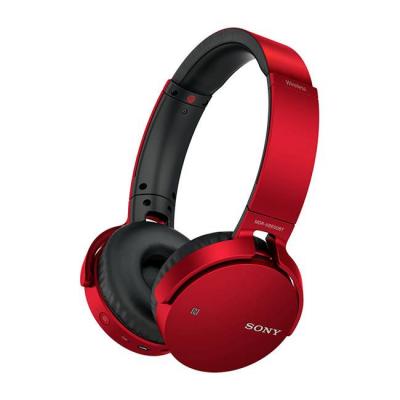 Слушалки sony headset mdr-xb650bt with bluetooth and nfc, red |mdrxb650btr.ce7
