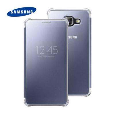 Калъф за samsung galaxy a5 (2016), clear view cover, цвят черно ef-za510cbegww