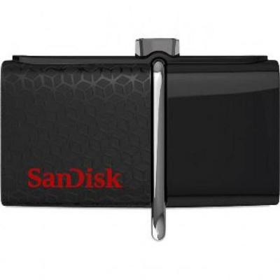 Флаш памет sandisk 64gb otg ultra android dual usb 3.0 drive, retail, sd-usb-dd2-064g-gam46