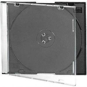 Cd-box тънки черни за 1 cd (slim box black)