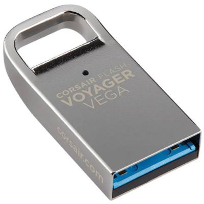 Флаш памет corsair flash voyager vega usb 3.0 32gb, ultra-compact low profile usb flash drive, zinc alloy housing, plug and play, cmfvv3-32gb