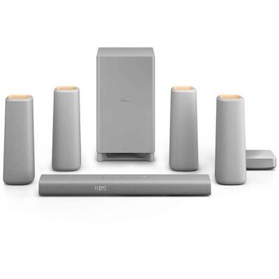 Високоговорители за кино philips zenit, 5, 1-канален безжичен заден и субуфър, bluetooth и nfc, hdmi 4k-2k  css5530g