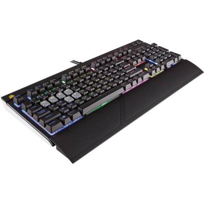 Клавиатура corsair gaming, ultra-quiet, backlit multicolor led, cherry mx silent (us), ch-9000121-na