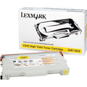 Тонер касета за lexmark c510 - жълта (20k1402)