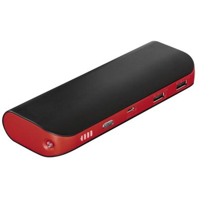 Външна батерия hama pipe power pack, 13000 mah, червена, hama-137487