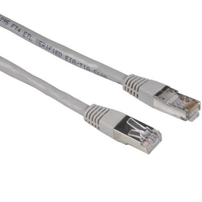 Мрежов пач кабел cat.5e, 1.5м, stp, сив, hama-20140