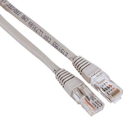 Мрежов пач кабел cat.5e, 1.5м, utp, сив, булк опаковка, hama-20146