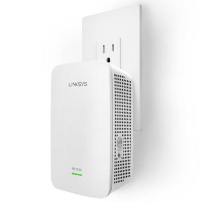 Разширител на обхват linksys re7000 max-stream ac1900 wi-fi range extender, с roaming функция, mu-mimo, dual band, re7000