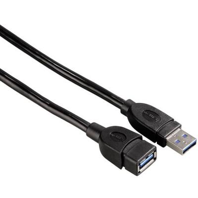 Удължителен кабел usb 3.0 а-a, 3.0 м, екраниран, hama-54506