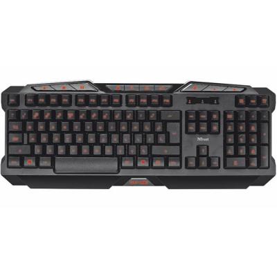 Клавиатура trust gxt 280 led illuminated, gaming keyboard, 18911