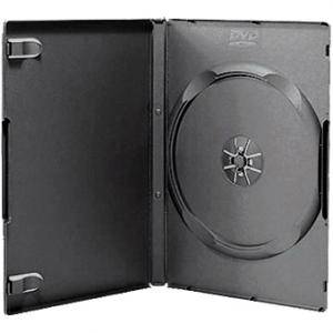 Dvd-box 14 mm единична черна за dvd  - в кашон 100 броя