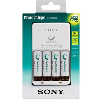 Зарядно устройство sony battery charger + 4x aa 2500mah, bcg-34hh4gn
