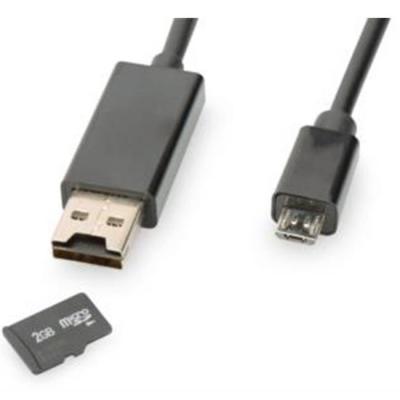 Функционален кабел, otg, card reader, charging, data, с microsd карта, 128gb, edn31517