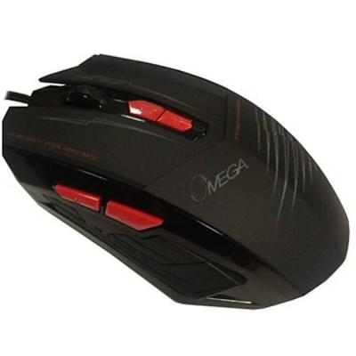 Геймърска мишка omega cmm292rd /7d /black-red