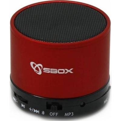 Bluetooth колонка sbox bt-160, червена, psb00110