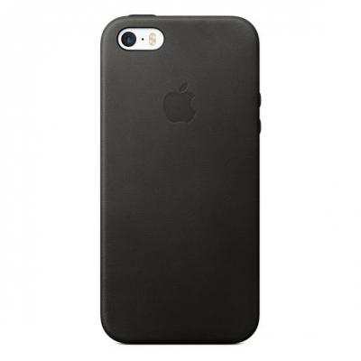 Калъф apple iphone se, leather case, черен, mmhh2zm/a