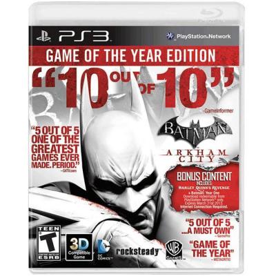 Игра batman arkham city game of the year edition, за playstation 3